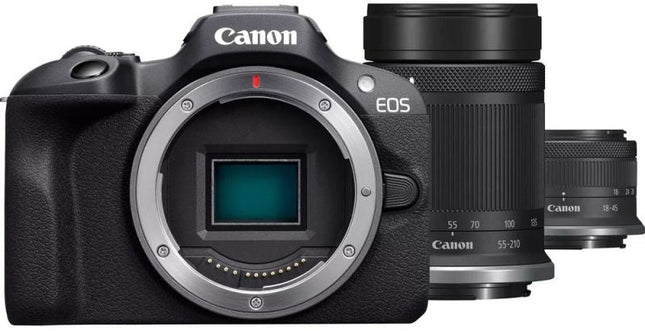 Canon EOS R 100 + RF-S 18-45 IS STM + 55-210 IS STM Set